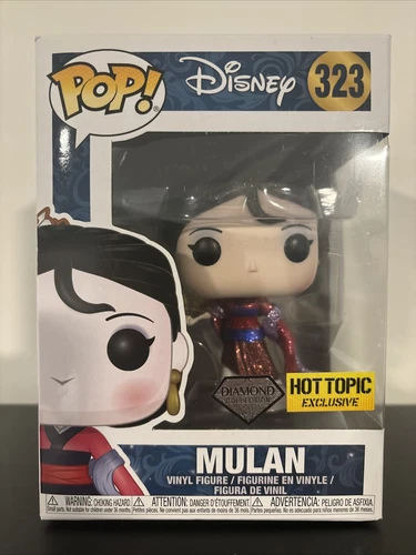 Funko Pop! Vinyl: Disney - Mulan- (Diamond Glitter) - Hot Topic (Exclusive) #323