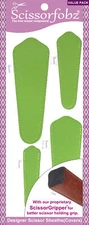 SCISSORFOBZ Designer Scissors Sheath Cover 4pc Pack Textured Lime Green