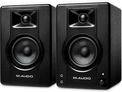 M-Audio BX3 3.5'' Studio Monitors, HD PC Speakers for Recording and Multimedia wi