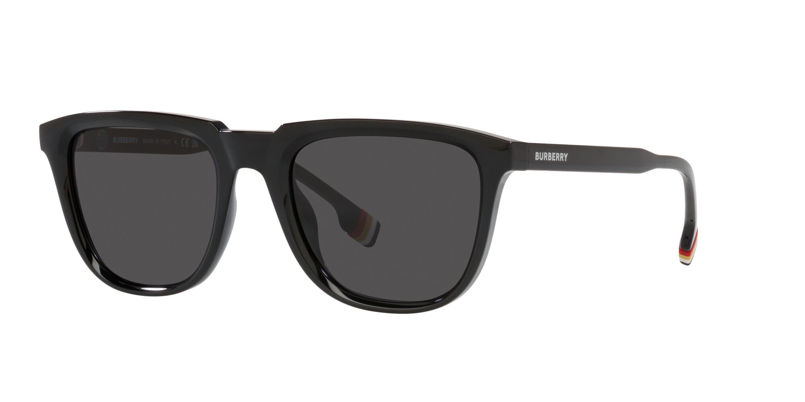 BURBERRY BE4381U 300187 George Black Dark Grey 54 mm Men