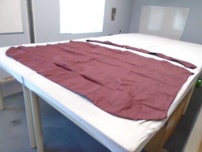SHADEMATE UNIVERSAL 3 BOW BIMINI TOP & BOOT 80220 90'' W X 70'' L BURGUNDY BOAT