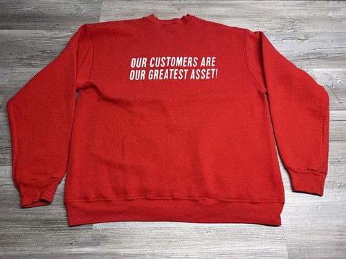 Vintage Russell Athletic Graphic Sweatshirt 90s Crewneck Oak Ridge Market USA L - Bild 2 von 9