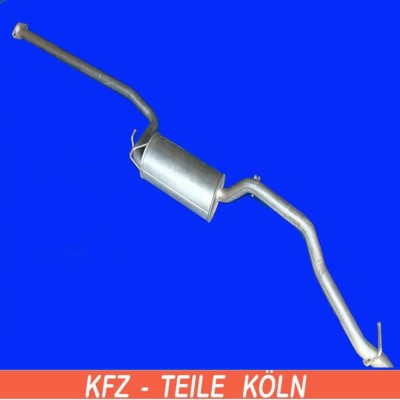 Volvo - S40 II/V50 - 1.6 D - Mittelschalldämpfer + Endrohr Auspuff Schalldämpfer