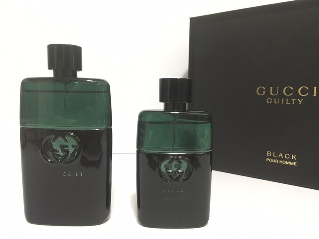 gucci guilty black mens gift set