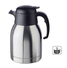 Isolierkanne Kaffeekanne Servierkanne &Oslash; 14cm - H&ouml;he: 22 cm - 1,5 L Gastlando