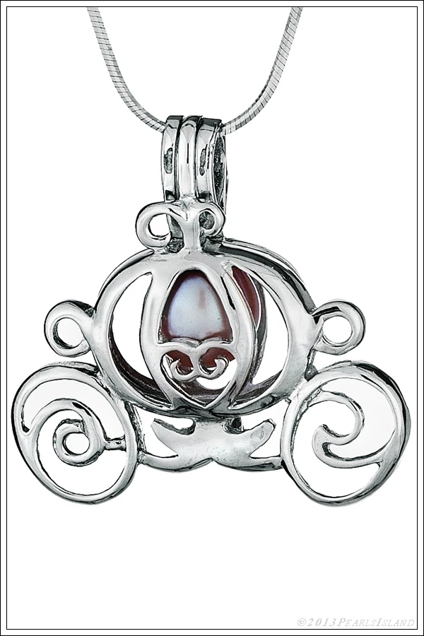 14CT AKOYA PEARL CAGE PENDANT - Jersey Gems