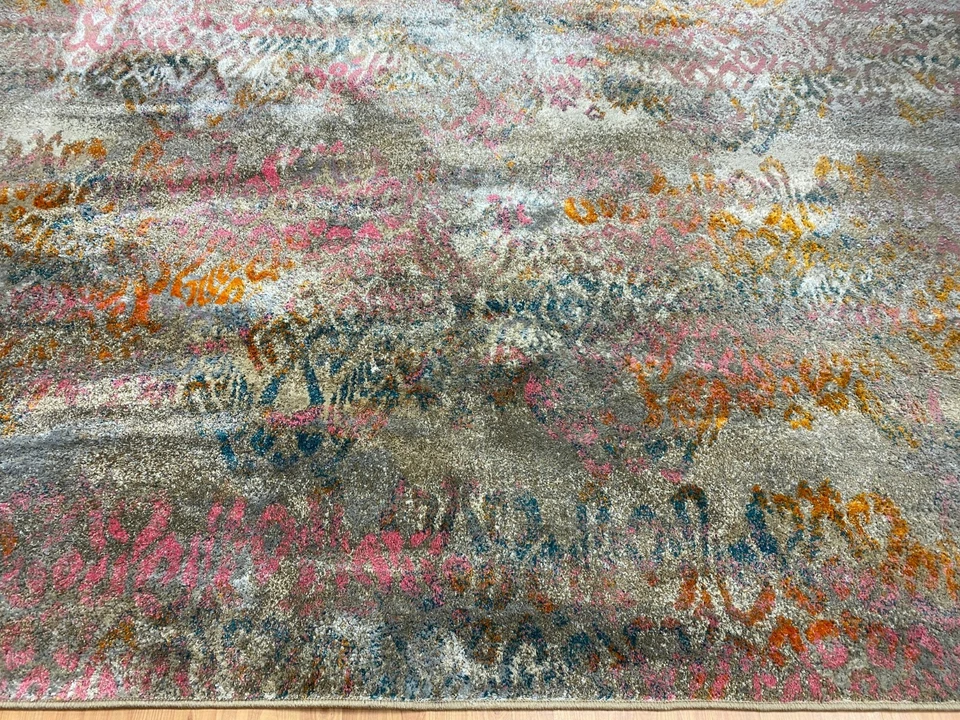 Alfombra Oriental Egipcia Diseño Moderno 9'6" x 13'1" - DALYN - Lana y Seda Foto 2 de 4