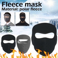Winter Full Face Mask Thermal Fleece Mask Cold Weather Windproof Warm Ear Muffs