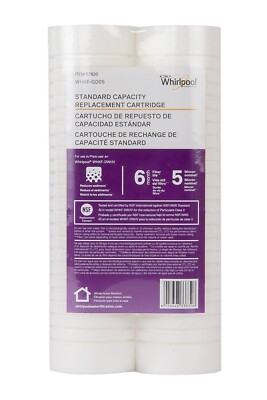 12 Pack Whirlpool WHKF-GD05 Standard Capacity Whole House Filtration Filter