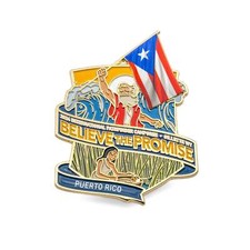 Believe the Promise 2024 Flag Pin (Puerto Ric...