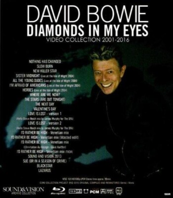 DAVID BOWIE / DIAMONDS IN MY EYES 2001-2016 Blu-ray | eBay