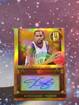 2013-14 Panini Gold Standard Mother Lode Auto Kevin Durant ed#29/50 