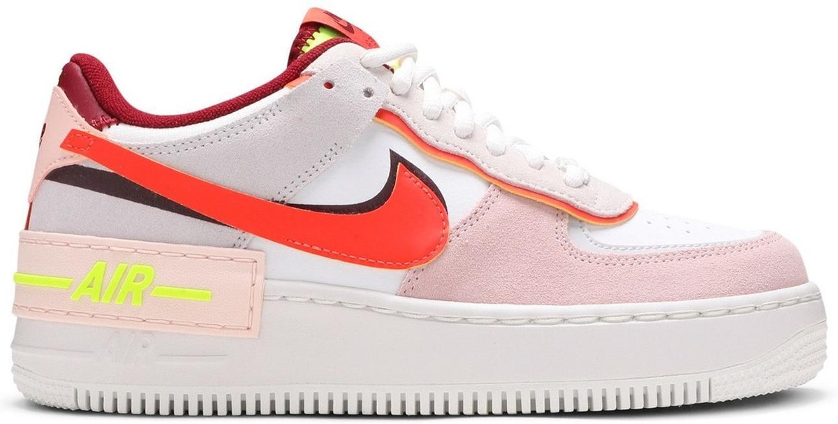 Nike Air Force 1 Shadow SE Team Orange Blue W for sale | eBay