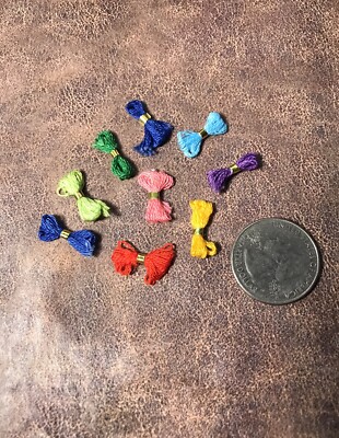 Dollhouse Miniature 1:12 Thread 9 Count Sewing