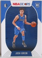 Josh Green 2020-21 Panini NBA Hoops Silver Holofoil Rookie #212 Dallas Mavericks