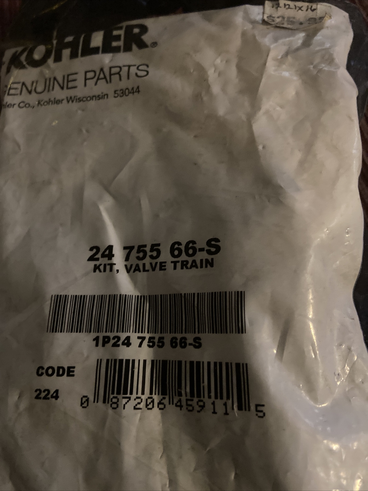 kohler engine parts Valve Train Kit Rocker Arms Push Rods.. 2475566s