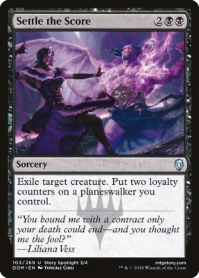 Settle the Score [Dominaria] Magic MTG