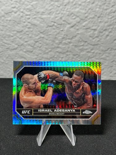 Réfracteur à prisme base UFC chromé 2024 Topps 1 - 200 - COMPLÉTEZ VOTRE SET - PYC - Photo 98/237