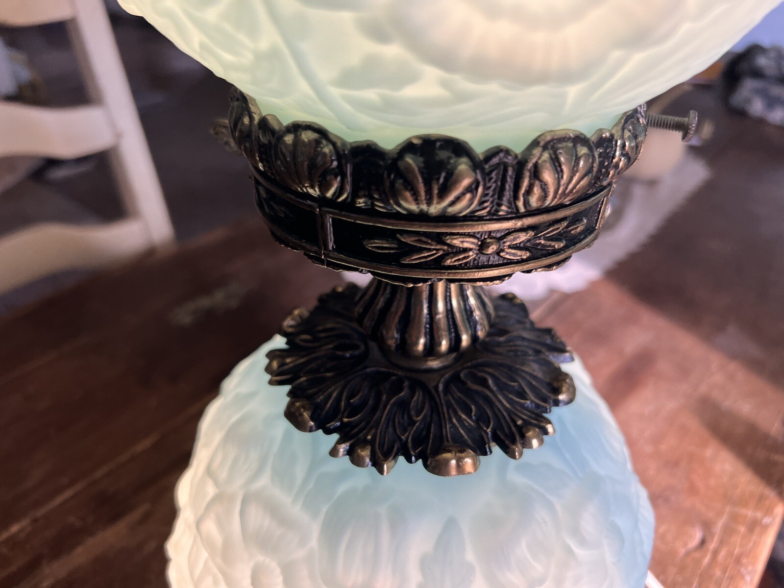fenton glass lamp eBay
