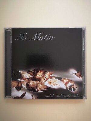 No Motiv - And The Sadness Prevails... CD on Vagrant - 90s Emo Punk Get up Kids