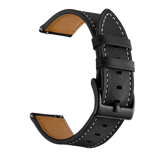 20mm 22mm Classic Genuine Leather Watch Band For Invicta Men's Watch Strap - Picture 4 of 12
