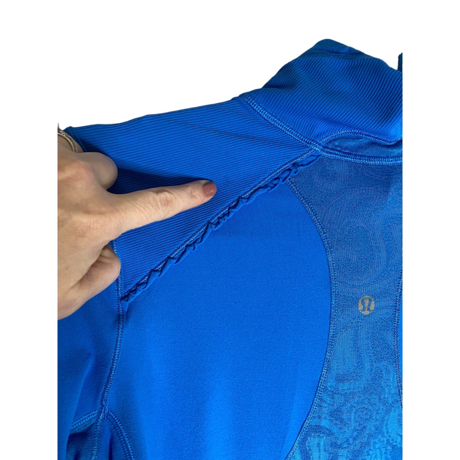 Lululemon Star Runner Pullover Cornflower-sz appr… - image 3