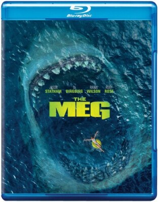 The Meg (Blu-ray, 2018) Blu-ray Disc Only, No Case. Like New 