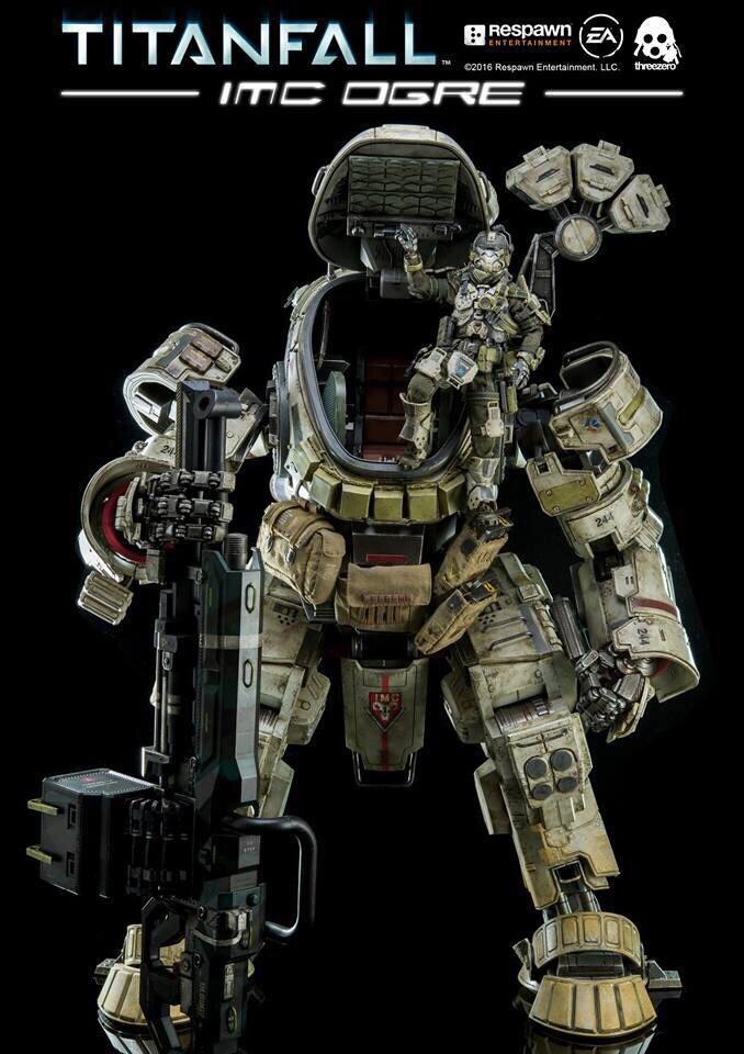 In Stock Threezero 3A Titanfall Ogre Imc & Pilot Action Figure