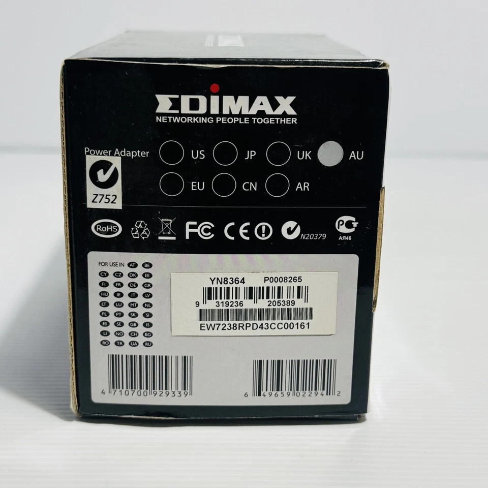 Edimax Dual Band 2.4Ghz 5Ghz Concurrent Wireless Extender Plug N300 EW-7238RPD - Image 3 of 4