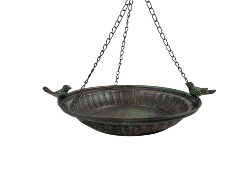 Hanging Classic Bird Bath Water Bowl Seed Nut Feeder Garden Outdoor Decoration - Picture 7 of 9