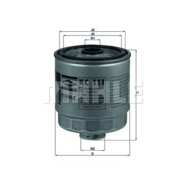 Knecht Kraftstofffilter Passend FüR Hyundai Getz-image