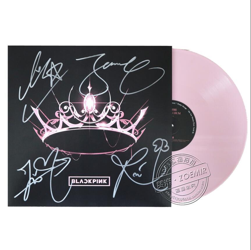 K-POP・アジア BLACKPINK lp KPOP BP - DAS ALBUM Autogramm Vinyl LP farbig Vinyl pink- | eBay