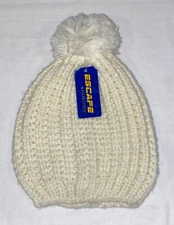 Polar Extreme Girls Escape Beanie Hat One Size White NWT LBB76