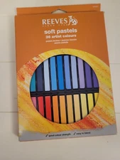 REEVES - SOFT PASTEL SET - 36 ARTIST COLOURS.
