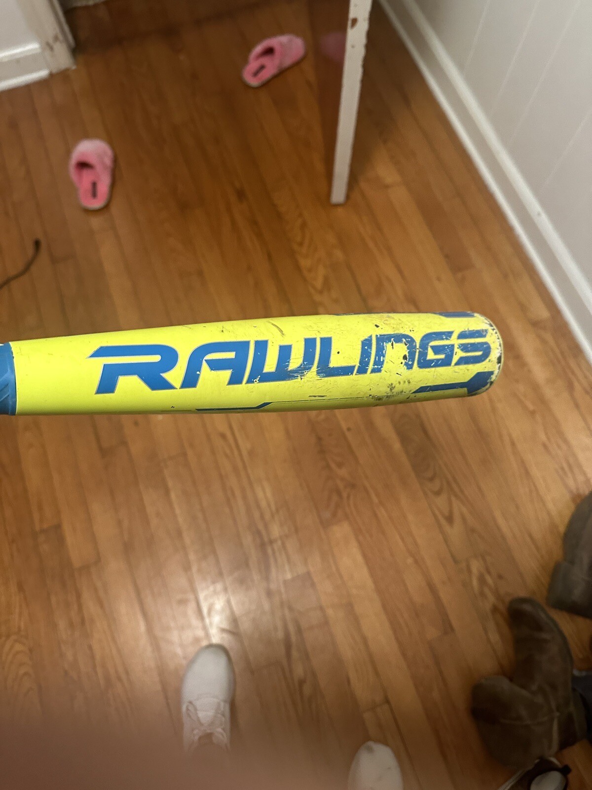 🔥HOT! 2018 Rawlings Quatro 28/18 (10) USA Composite Bat. Glow stick