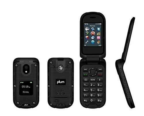 Rugged Flip Phone 4G LTE, Plum Ram E910, FOR T-Mobile - Image 3 of 4