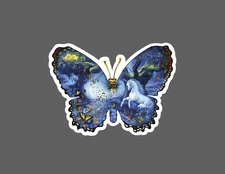 Butterfly Sticker Fantasy Unicorn Magical