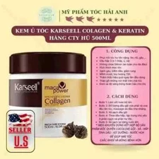 Karseell Collagen Dry Damaged Hair Repair Mask Plus Moroccan Argan Oil Treatment