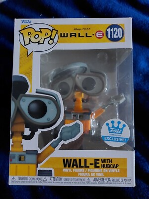NEUWERTIG DISNEY FUNKOSHOP EXCLUSIVE WALL E MIT RADKAPPE FUNKO POP