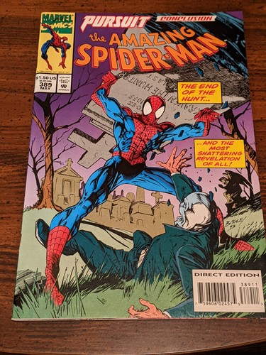 AMAZING SPIDER-MAN #388, 389, rare 1990 reorint b n b pic(Marvel Comics, 1994) " - Picture 8 of 12