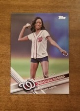 2017 Topps First Pitch Deshauna Barber #FP-5 Washington Nationals FREE SHIPPING