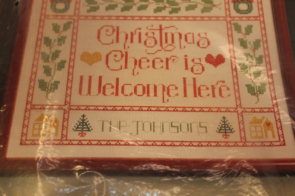 Current Counted Cross Stitch Personalized Christmas Sampler Kit 11x14 5452-2 - Image 2 of 4