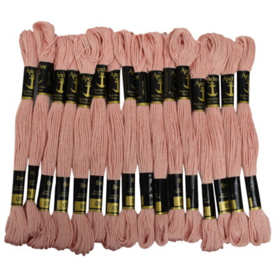 Anchor Threads Stranded Cotton Hand Sewing Embroidery Cross Stitching,25 Skeins