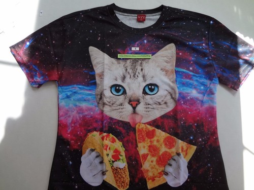 Fashion Cat Boy Girl 3D Graphing T Shirt Top Short Sleeve Casual Tee USA Seller! - Picture 20 of 22