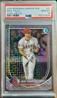 Mike Trout 2025 Bowman Chrome MEGA Box #27 PSA 10 Steel Metal #/100 POP 1