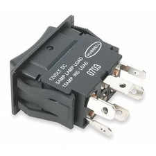 Hubbell Wiring Device-Kellems Mr223mmsp Marine Rocker Switch, Dpdt, 6