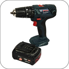 Bosch 18V Combi Drill GSB 18V-21 Body & Third Party Battery Cordless Tested Used