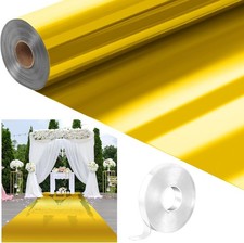 3.3x98.4 ft Mirror Rug Aisle Runner for Wedding Ceremony Double Sided Reflective