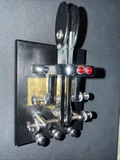 Vibroplex Code Key Iambic Black Base Sn 110926 Very Nice Condition Used