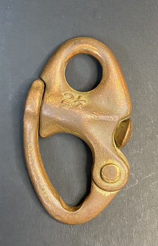 Bronze Snap Shackle Extremely High Grade Made In England 2 1/2” Vintage